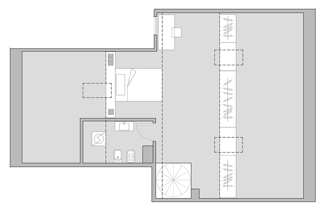 Residenza Umberto I - Planimetria B12 Terzo piano